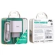 Сетевое зарядное устройство Hoco C76A Plus Speed source PD20W charger set (Type-C to Lighting cable) White - изображение 6