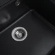Гранитная мойка для кухни Platinum 5852 VESTA матовая Черная - изображение 4