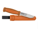 Ніж із нержавіючої сталі Morakniv Kansbol Helikon-Tex Burnt Orange - зображення 1