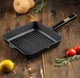 Сковорода-гриль Brizoll Optima-Black квадратная с ручкой 260х260х50 мм (O262650G-P1) - изображение 5