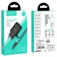 Зарядне мережеве HOCO C82A Real power (2USB 2.4A) Lightning Чорний - изображение 2