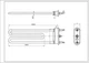 ТЭН для стиральной машины Ariston C00082601 Thermowatt TPO 190-SG-1800 L=190 mm 1800 W - изображение 7