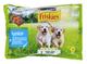 Вологий корм для цуценят Purina Friskies Junior з куркою та морквою в соусі 4 x 100 г (7613035343603) - зображення 1