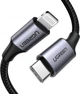 Кабель Ugreen US304 Aluminum Shell Braided USB Type-C - Lightning 1 м Black (6957303867592) - зображення 2