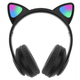 Беспроводные детские Bluetooth наушники с кошачьими ушками&nbsp;Cat STN-28 Black - изображение 2