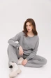 Женский повседневный костюм ONIOS Sweetsuit Серая олива S 7702800 - изображение 11
