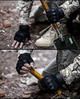 Тактические Перчатки Tactical Gloves PRO беспалые рукавицы черные размер XXL - изображение 5