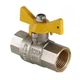 Кран газовий кульовий Valves 1001 ЖМ 1/2" ВВ PN30 прямий - изображение 3