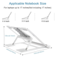 Подставка для ноутбука Coomaxx Laptop Stand Silver - изображение 6