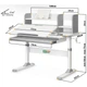 Парта ErgoKids TH-330 Grey (TH-330 W/G) - изображение 5