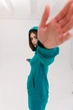Женский спортивный костюм ONIOS Classic Tracksuit Морская волна S 7702796 - изображение 9