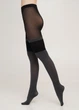 Жіночі колготки 60 den з імітацією панчіх Giulia ENJOY MELANGE 60 (2) 4 Grey-dark grey melange - изображение 2