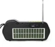 Радио с фонариком и солнечной панелью CL-823 повербанк фонарь радио FM Bluetooth желтый радиоприемник 3в1 - изображение 5
