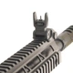 Мушка и целик низкие, DLG TACTICAL (DLG-166), цвет Черный, съемные на Picatinny, откидные - изображение 8