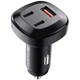 Автомобильное зарядное устройство с быстрой зарядкой ACEFAST B3 |USB/2Type-C, 66W, QC3.0/PD3.0| Черный - изображение 1