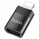 Адаптер переходник Hoco UA17 Lightning to Type-C (F) черный - изображение 2