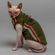 Майка для кота или кошки без рукава Style Pets ELVIN Green XL - изображение 4