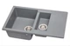Кухонная мойка гранитная Miraggio LaPas gray 786x489x203 00208006 - изображение 2