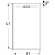 Душовий піддон Geberit Sestra 120x90 550.255.00.2 білий - зображення 4