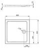 Душевой поддон Radaway Doros C 100x100 SDRC1010-01 - изображение 5