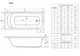 Ванна акриловая Radaway Kea 150x75 + ножки WA1-04-150x075U - изображение 2