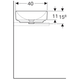 Умивальник Geberit Variform 55x40 500.779.01.2 - зображення 2