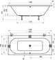 Ванна акриловая Ravak City 180x80 C920000000 - изображение 5