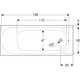 Ванна акриловая Geberit Soana 170x70 554.002.01.1 + ножки - изображение 5