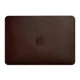 Чехол из натуральной кожи для MacBook 13 дюйм Бордовый 4422460 - изображение 4