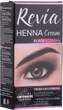 Крем краска для бровей и ресниц Revia HENNA черная - изображение 1