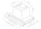 Вытяжка Встроенная ELICA BOX IN IX/A/90 - изображение 5