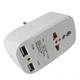 Мережевий трійник 2 USB Travel Adaptor 823 - зображення 4