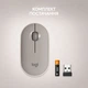 Мишка Logitech M350 Wireless Sand (910-006751) (910-006751) - зображення 8
