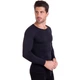 Термофутболка для активного спорта мужская SIBOTE размер 2XL-3XL (полиэстер 95%, эластан 5%, черный) (ST-2043_2XL-3XL) - изображение 3