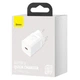 Сетевое зарядное устройство Baseus Super Si 1C USB-C 25W White (CCSP020102) - изображение 5