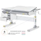 Парта Mealux Hamilton Multicolor Grey Lite (BD-680 W/G MC Lite) - зображення 1