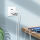 Набор зарядного устройства hoco. C103A Courser с двумя выходами USB 5V/2.1A и встроенным кабелем Lightning - изображение 3
