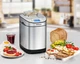 Хлебопечка Rommelsbacher BA 550 Металлик 550 Вт с ЖК-дисплеем + 13 программ и отсрочка запуска - изображение 5
