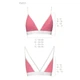 Спортивный топ с двойными бретелями розовый Passion PS007 TOP size XL - изображение 5