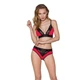 Эластичный топ с кружевом чёрно-красный Passion PS001 TOP size L - изображение 2