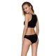 Спортивный топ с прозрачной вставкой чёрный Passion PS006 TOP size M - изображение 4