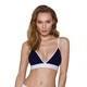 Спортивный топ с двойными бретелями синий Passion PS007 TOP size S - изображение 1