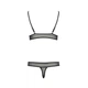 Комплект білизни ERZA SET black L/XL - Passion: ліф і трусики - зображення 4