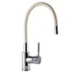 Смеситель для кухни с гибким изливом Globus Lux LAZER GLLR-0203S-BEIGE однорычажный, латунь, бежевый - изображение 3