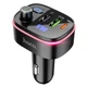 Автомобільний FM-трансмітер Hoco E62 Fast PD20W+QC3.0, чорний - зображення 5