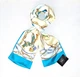 Шарф шелковый Codello M1518-07 голубой - изображение 2