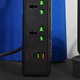 Мережевий фільтр Power Socket T25-QC (3 розетки + 2 USB + 2 Type-C) Black - зображення 5