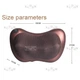 Масажна подушка Massage pillow на 4 ролики з підігрівом для шиї та спини роликовий масажер для тіла в авто - зображення 12