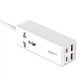Сетевое зарядное устройство LDNIO SC1418 |2Type-C/2USB, 65W/5A, PD/QC4.0+| с розеткой и кабелем 2м. White - изображение 5