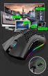 Беспроводная бесшумная игровая мышь BM600 2.4G с аккумулятором и подсветкой RGB Light - изображение 5